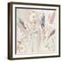 Lavender Flower Field II-Annie Warren-Framed Art Print