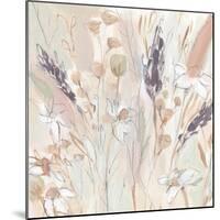 Lavender Flower Field II-Annie Warren-Mounted Art Print