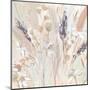 Lavender Flower Field II-Annie Warren-Mounted Art Print