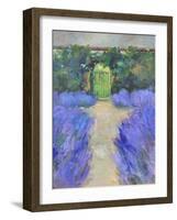 LAVENDER GATE-ALLAYN STEVENS-Framed Art Print