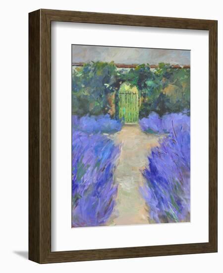 LAVENDER GATE-ALLAYN STEVENS-Framed Art Print