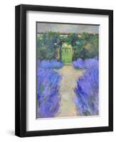 LAVENDER GATE-ALLAYN STEVENS-Framed Art Print