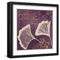 Lavender Ginkgo-Booker Morey-Framed Art Print