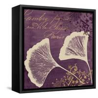 Lavender Ginkgo-Booker Morey-Framed Stretched Canvas