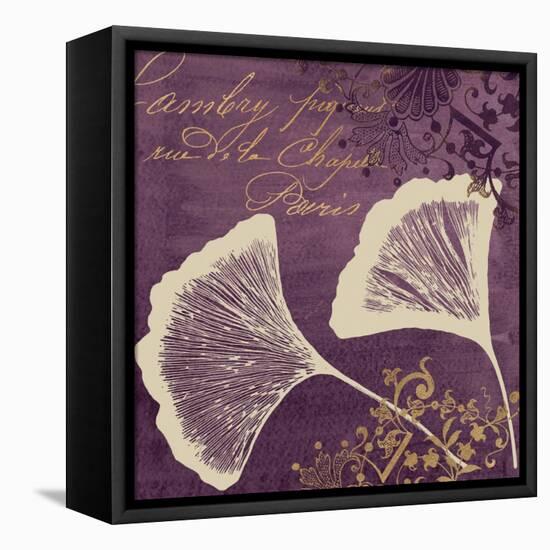 Lavender Ginkgo-Booker Morey-Framed Stretched Canvas