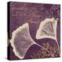 Lavender Ginkgo-Booker Morey-Stretched Canvas