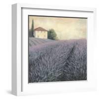 Lavender Hills Detail-James Wiens-Framed Art Print