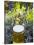 Lavender Honey in Jar and Lavender Plant-Nico Tondini-Stretched Canvas