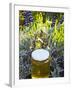 Lavender Honey in Jar and Lavender Plant-Nico Tondini-Framed Photographic Print