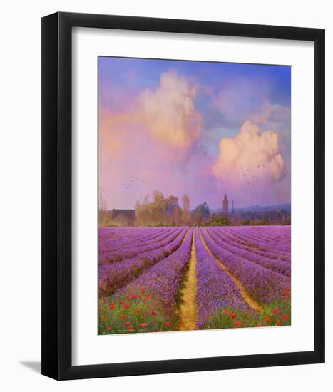 Lavender I-Chris Vest-Framed Art Print