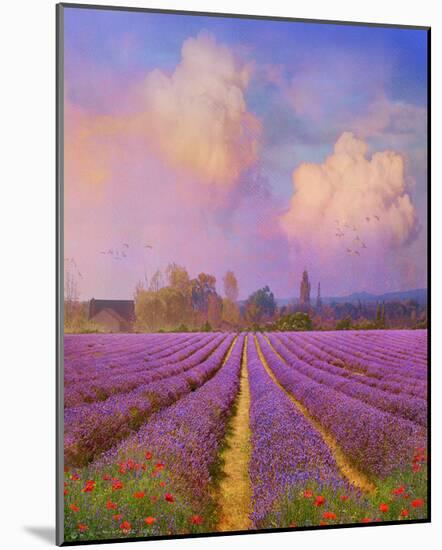 Lavender I-Chris Vest-Mounted Art Print