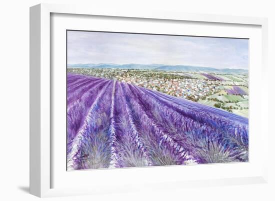 Lavender II-Li Bo-Framed Giclee Print