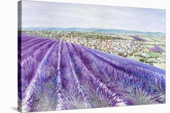 Lavender II-Li Bo-Stretched Canvas