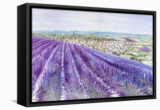 Lavender II-Li Bo-Framed Stretched Canvas
