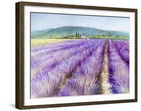 Lavender III-Li Bo-Framed Giclee Print