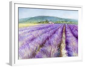 Lavender III-Li Bo-Framed Giclee Print