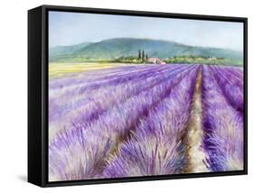 Lavender III-Li Bo-Framed Stretched Canvas