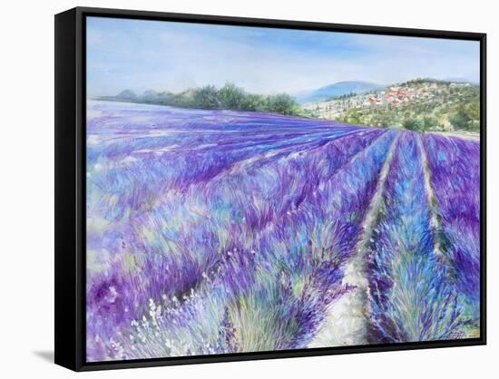 Lavender IV-Li Bo-Framed Stretched Canvas