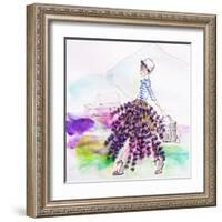 Lavender Lady-Meredith Wing-Framed Art Print