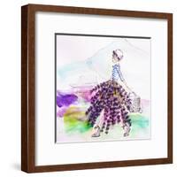 Lavender Lady-Meredith Wing-Framed Art Print