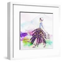 Lavender Lady-Meredith Wing-Framed Art Print