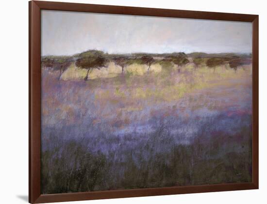 Lavender & Orchard Impression-Ken Hildrew-Framed Art Print