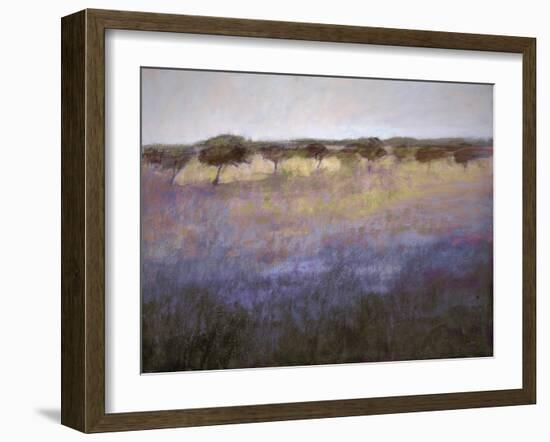 Lavender & Orchard Impression-Ken Hildrew-Framed Art Print