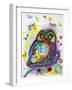 Lavender Owl-Oxana Zaika-Framed Giclee Print