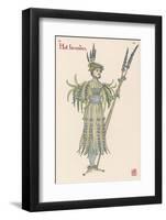 Lavender Personified-Walter Crane-Framed Photographic Print