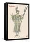 Lavender Personified-Walter Crane-Framed Stretched Canvas