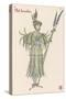 Lavender Personified-Walter Crane-Stretched Canvas