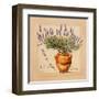 Lavender pot-Lizie-Framed Art Print