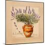 Lavender pot-Lizie-Mounted Art Print