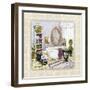 Lavender Scented Bath II-Charlene Olson-Framed Art Print