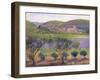 Lavender Seen Through Quince Trees, Monclus-Timothy Easton-Framed Giclee Print