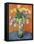 Lavender Tulips and Jonquils-William James Glackens-Framed Stretched Canvas