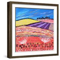 Lavender View-Caroline Duncan-Framed Giclee Print