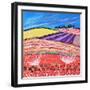 Lavender View-Caroline Duncan-Framed Giclee Print