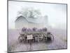 Lavender Wagon-Lori Deiter-Mounted Art Print