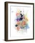 Lavender Wildflower Explosion-Niya Christine-Framed Art Print