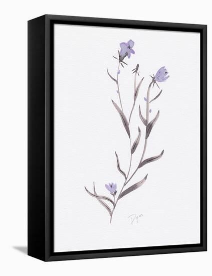 Lavender Wildflowers IV-Beverly Dyer-Framed Stretched Canvas