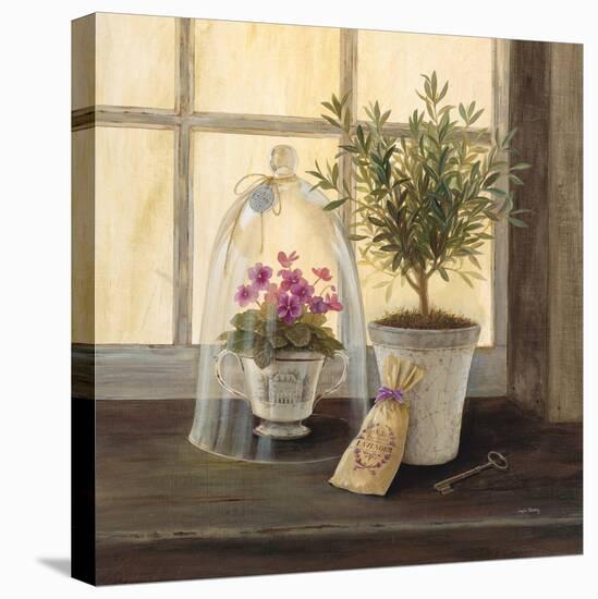 Lavender Window Garden-Angela Staehling-Stretched Canvas