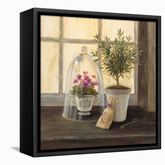 Lavender Window Garden-Angela Staehling-Framed Stretched Canvas