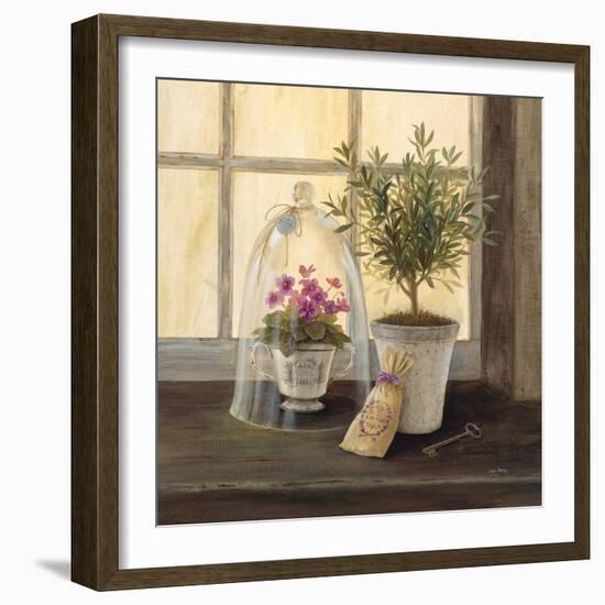 Lavender Window Garden-Angela Staehling-Framed Art Print