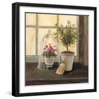 Lavender Window Garden-Angela Staehling-Framed Art Print