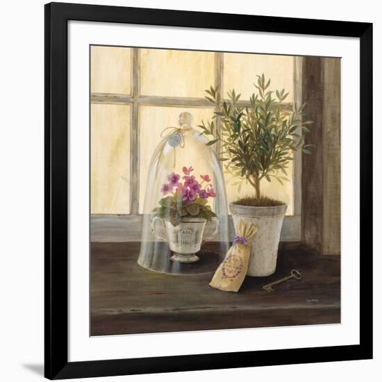 Lavender Window Garden-Angela Staehling-Framed Art Print