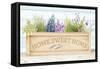 Lavender & Wood Planter Home-Janice Gaynor-Framed Stretched Canvas