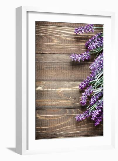 Lavender-Sea Wave-Framed Photographic Print