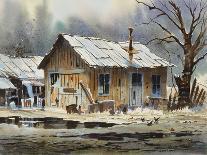 Mark Twain's Cabin-LaVere Hutchings-Giclee Print