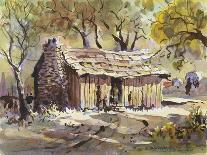 Mark Twain's Cabin-LaVere Hutchings-Giclee Print